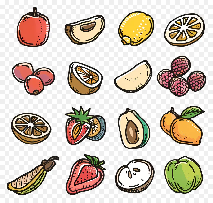 Frutas Secas，Fruits PNG