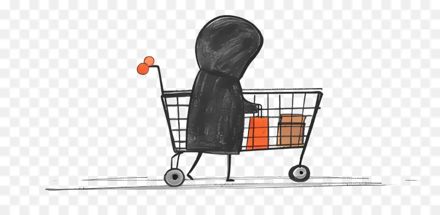 Compras，Personagem De Desenho Animado PNG