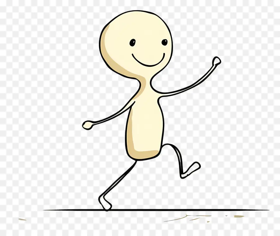 Dançando Stickman，Cartoon Figura PNG