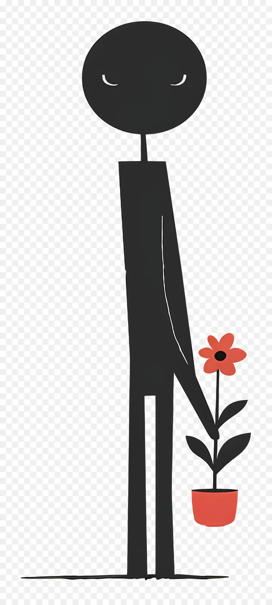 Stickman，Flores PNG