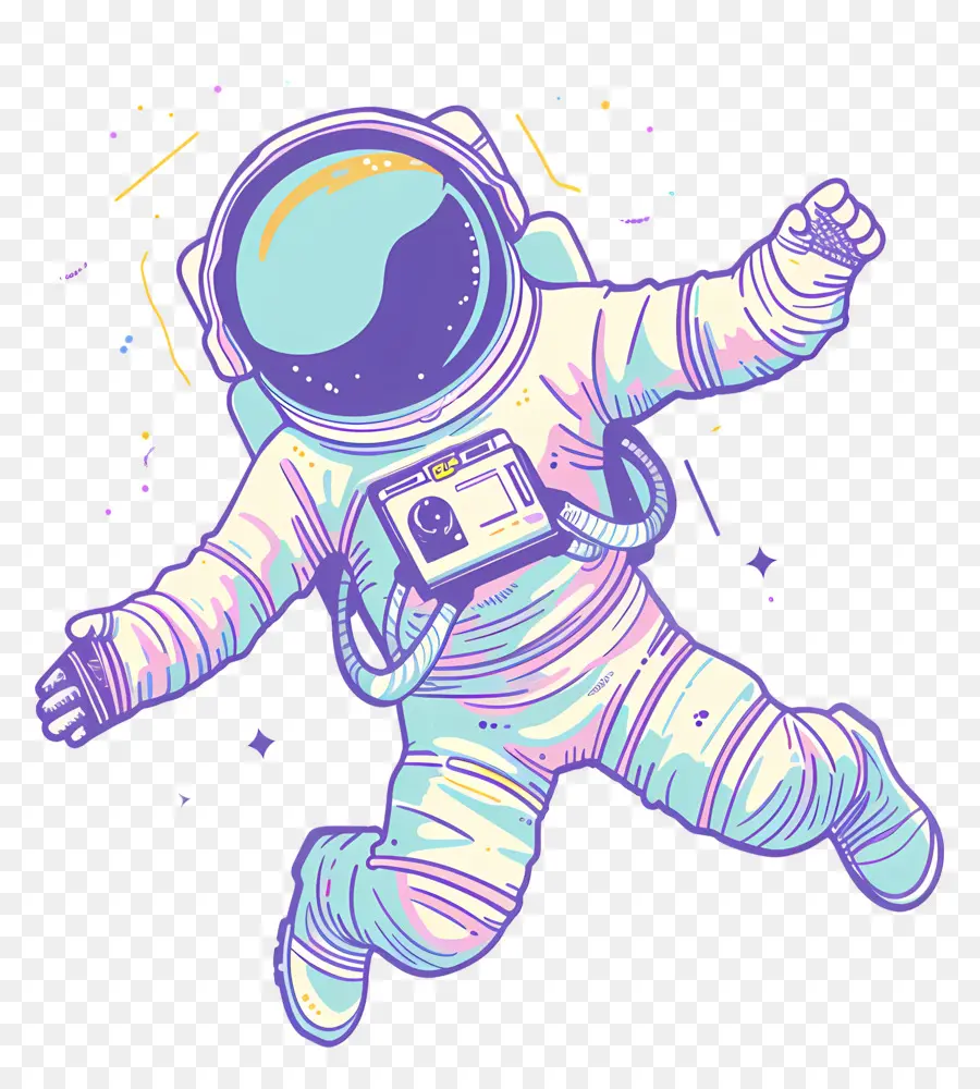 Astronauta No Espaço，Astronauta PNG