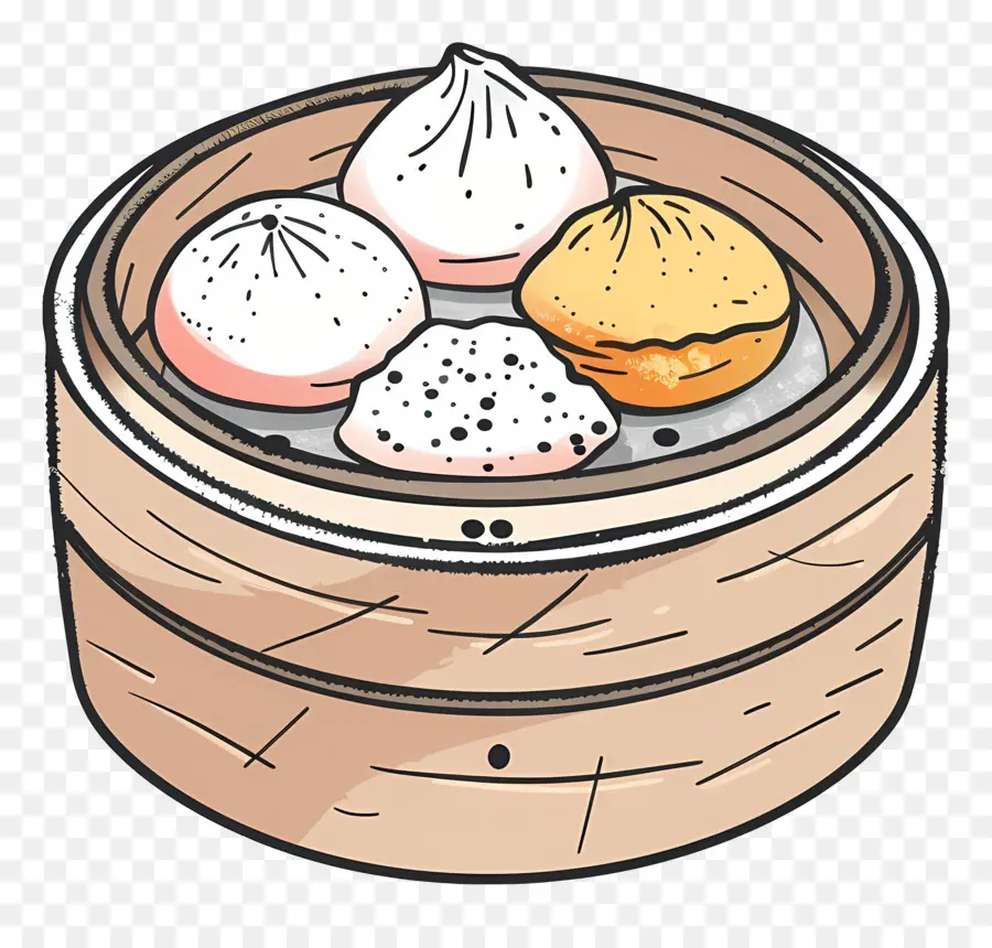 Dim Sum，Bolinhos PNG