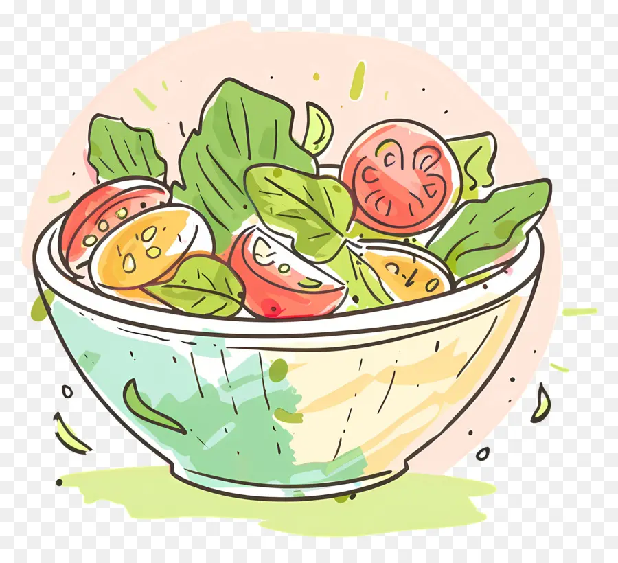 Tigela De Salada，Salada PNG