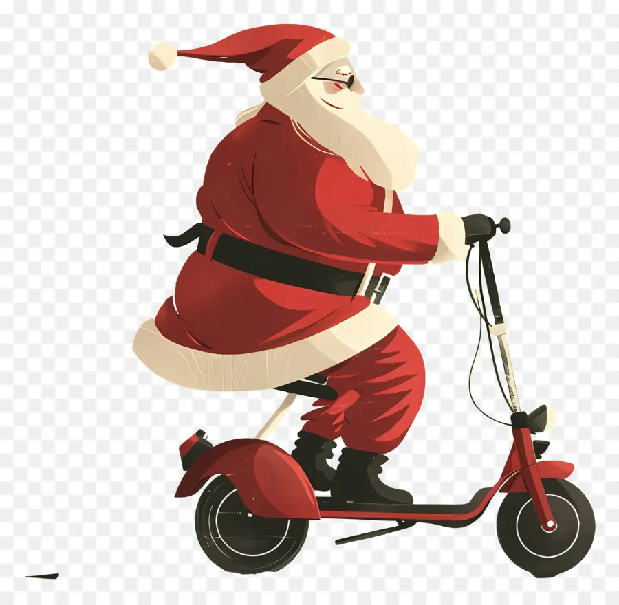 Scooter De Papai Noel，Papai Noel PNG