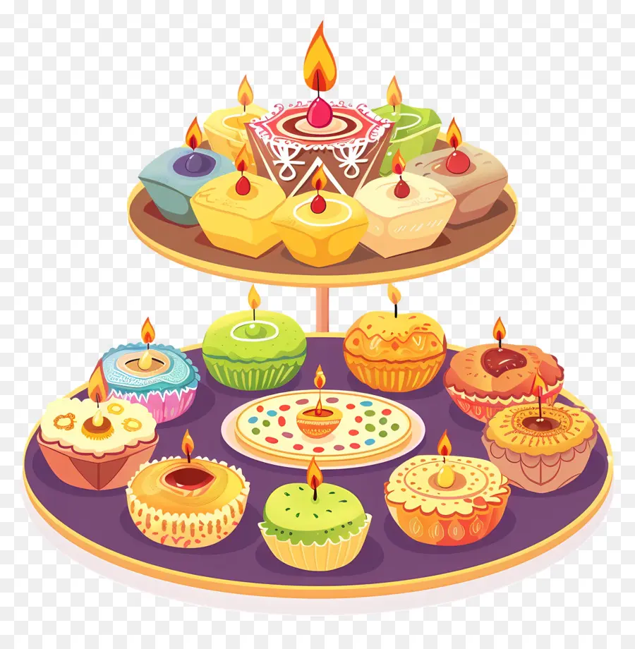 Doces De Diwali，Cupcakes PNG