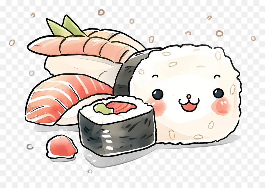 Sushi，Japonês PNG