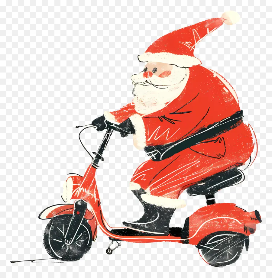 Scooter De Papai Noel，Papai Noel PNG