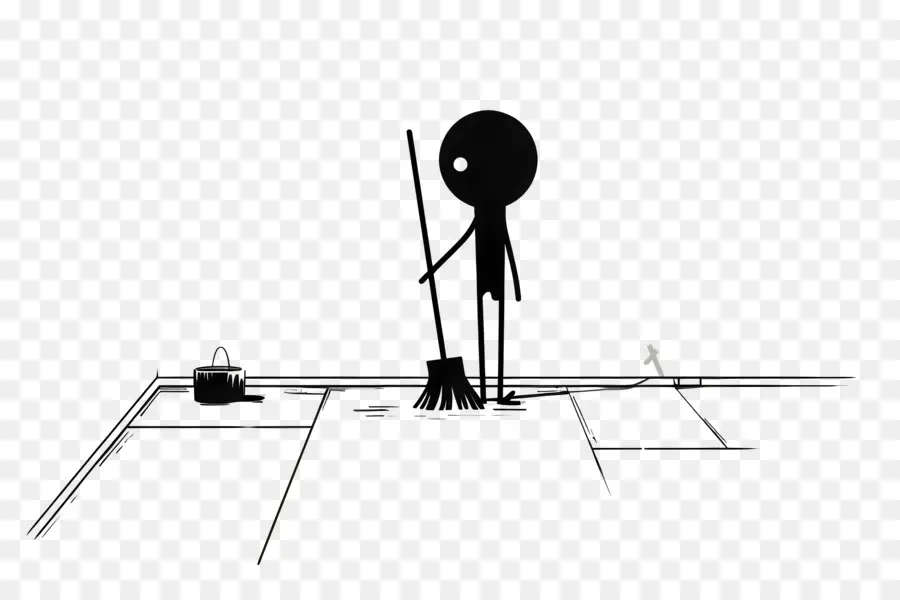 Piso Varrendo Stickman，Figura Misteriosa PNG