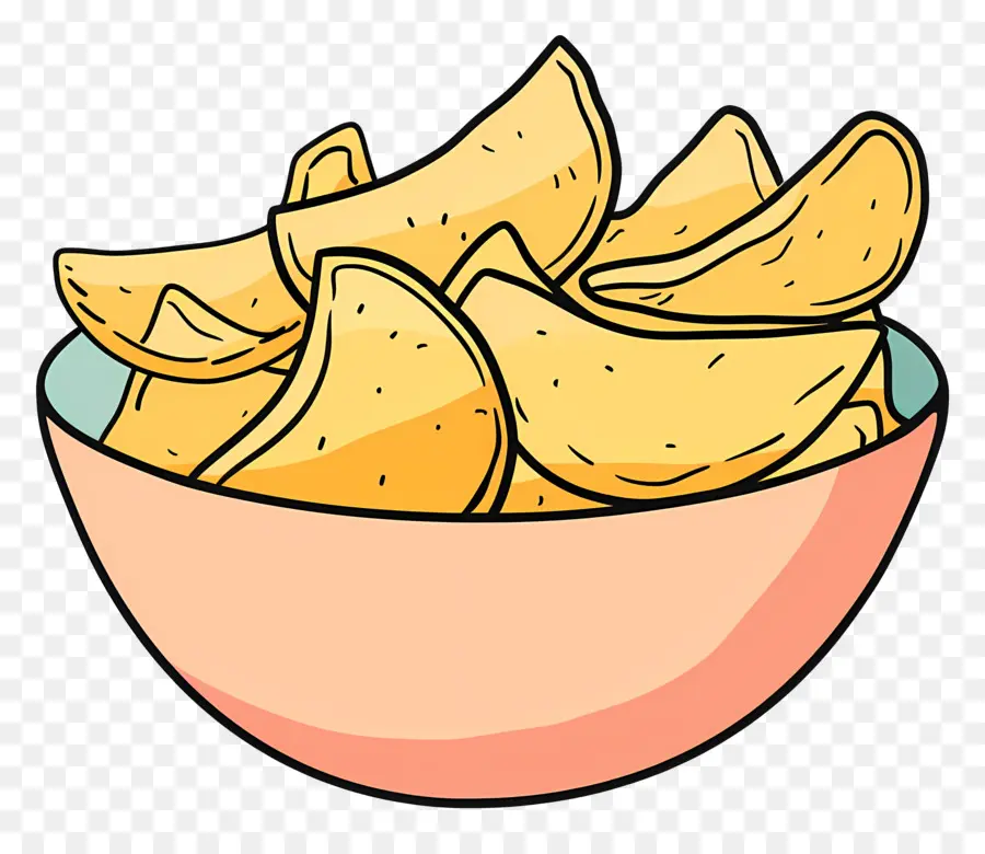 Tigela De Fichas，Batata Chips PNG