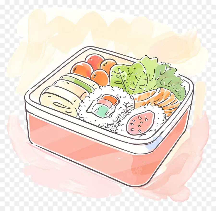 Caixa De Bento，Sushi PNG