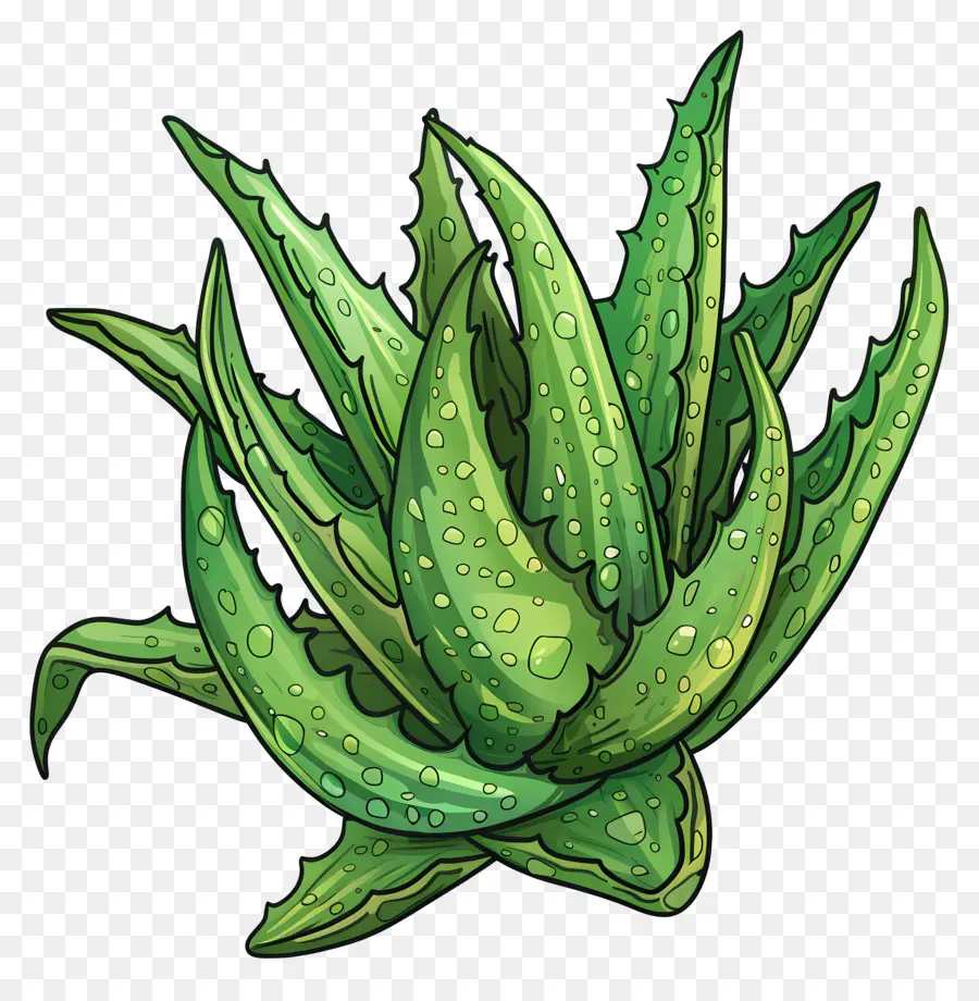 Aloe Vera，Suculenta PNG