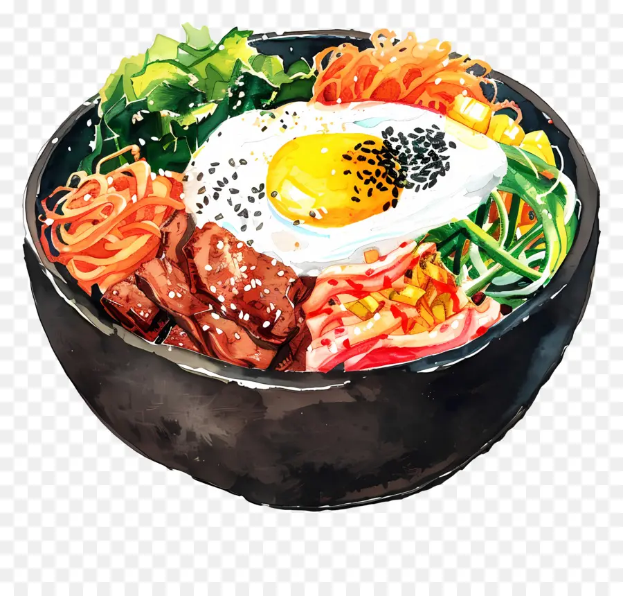 Bibimbap，Coreano PNG