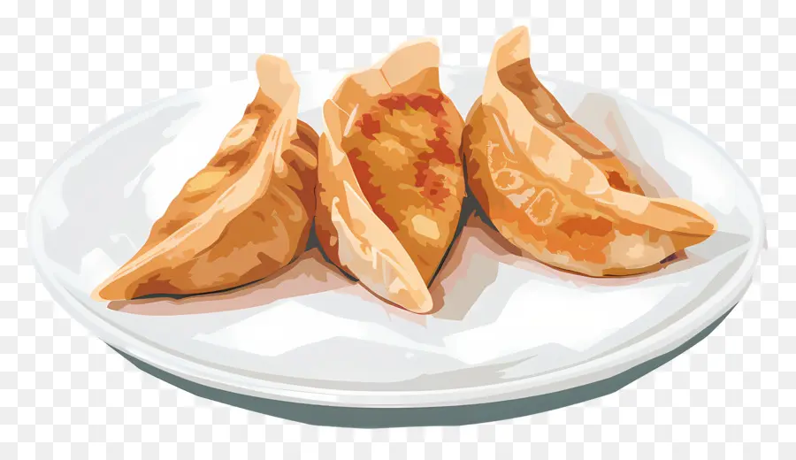 Gyoza Japonesa，Ovo Rola PNG