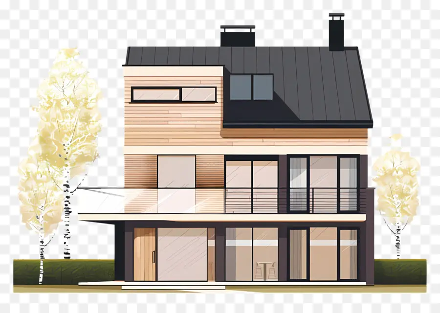 O Modern House，Três Anos PNG