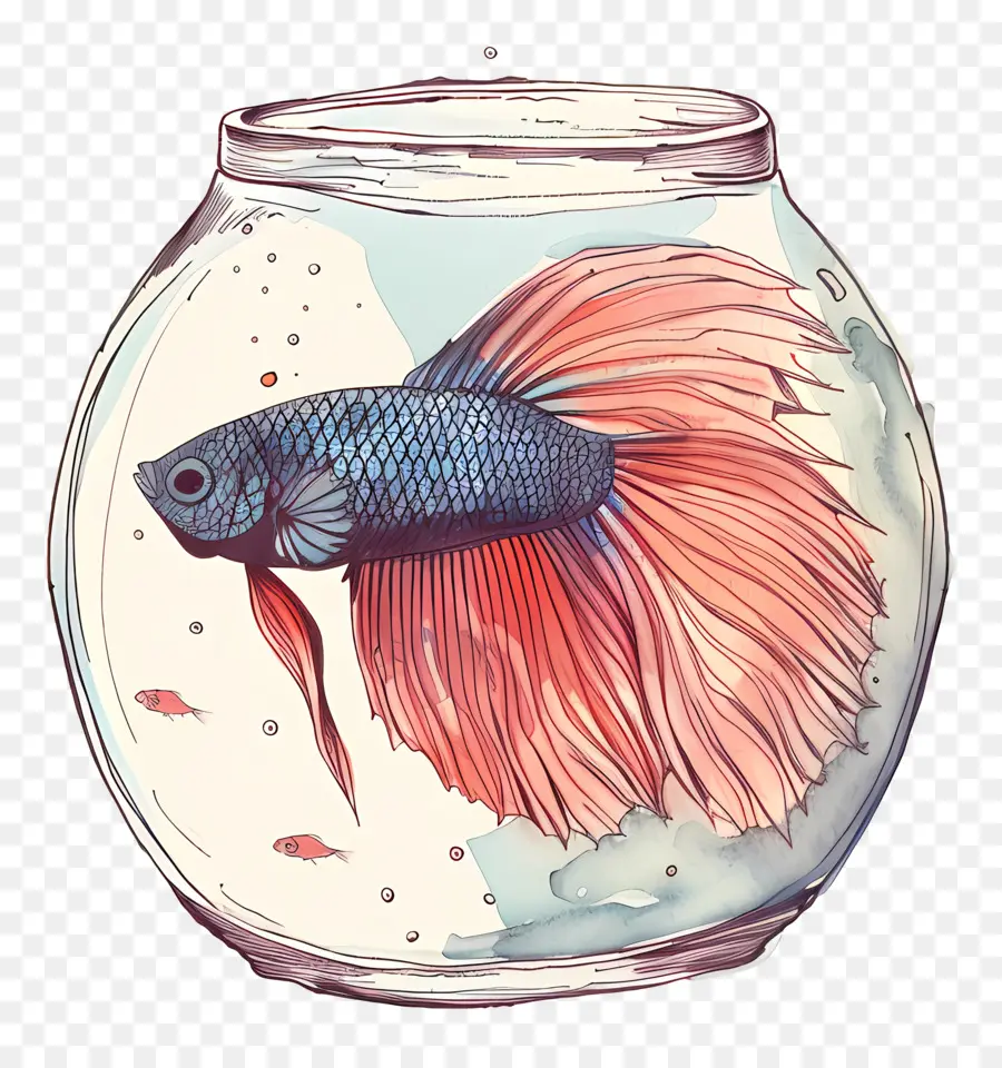 Peixe Betta，Sobre O Aquário PNG