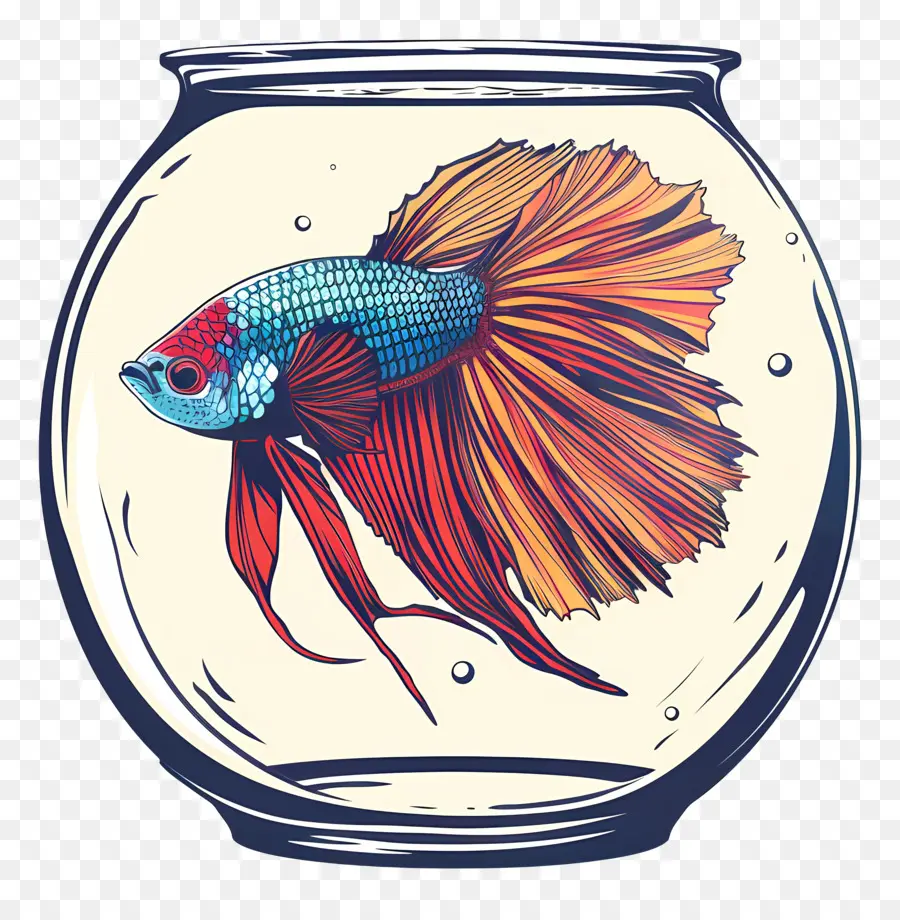 Peixe Betta Colorido，Aquário PNG