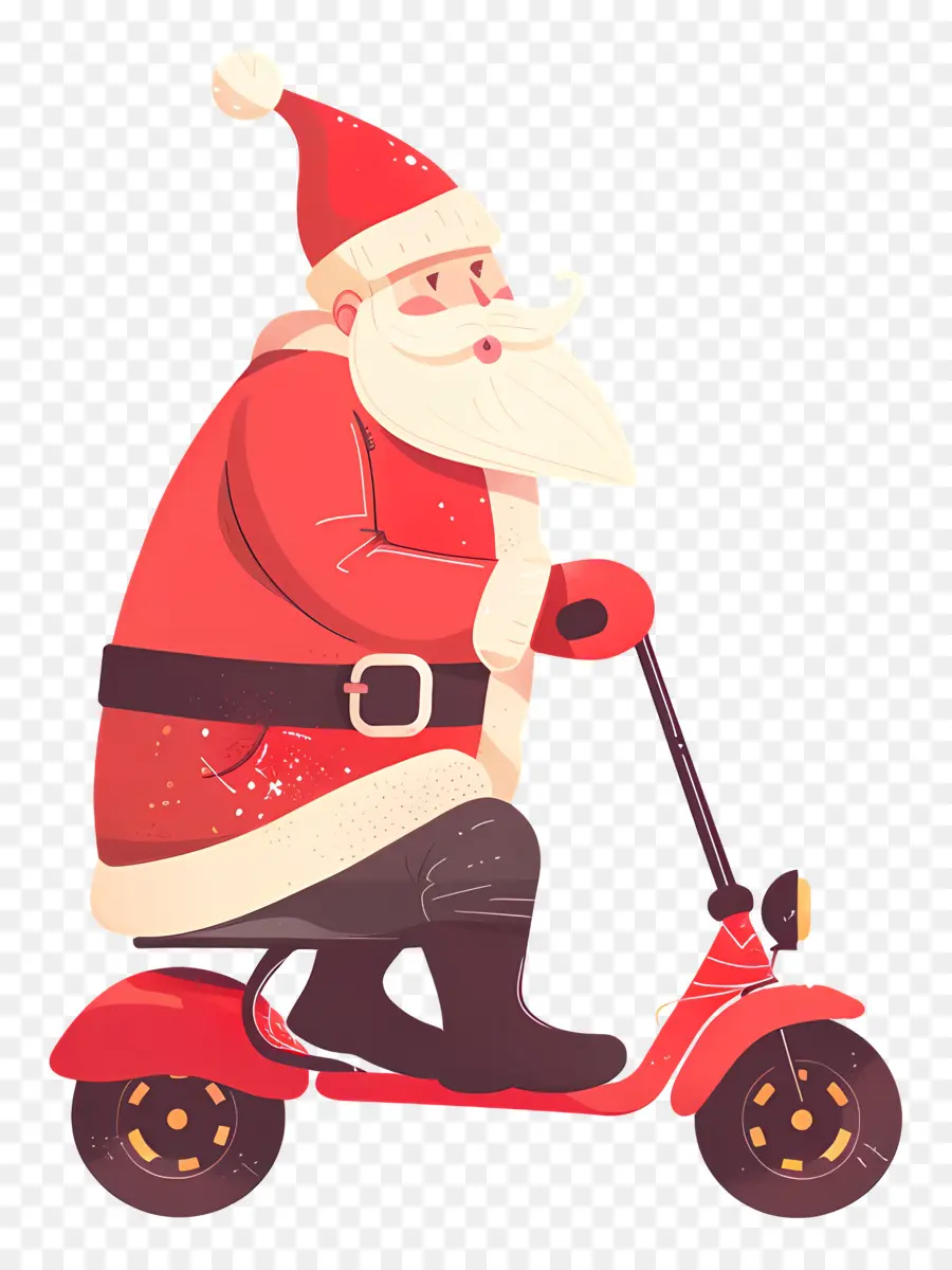 Scooter De Papai Noel，Papai Noel PNG