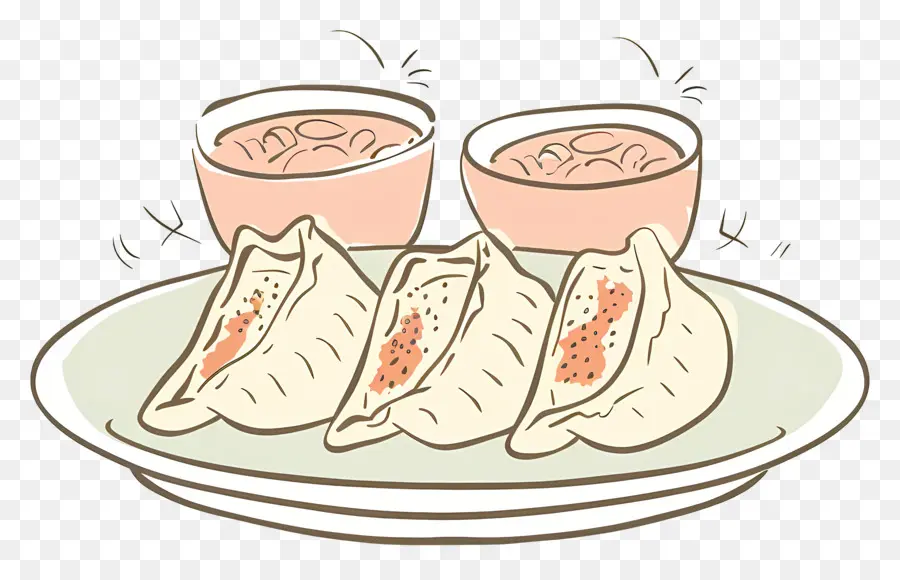 Gyoza Japonesa，Bolinhos PNG