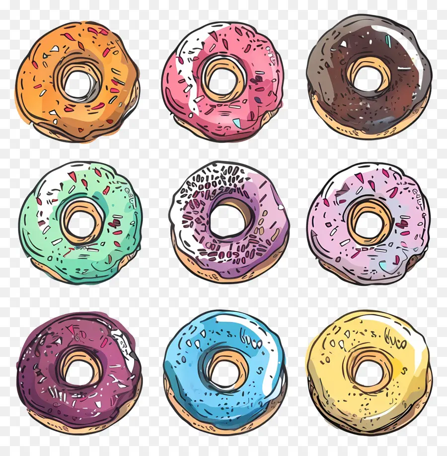 Donuts，Sobremesas PNG