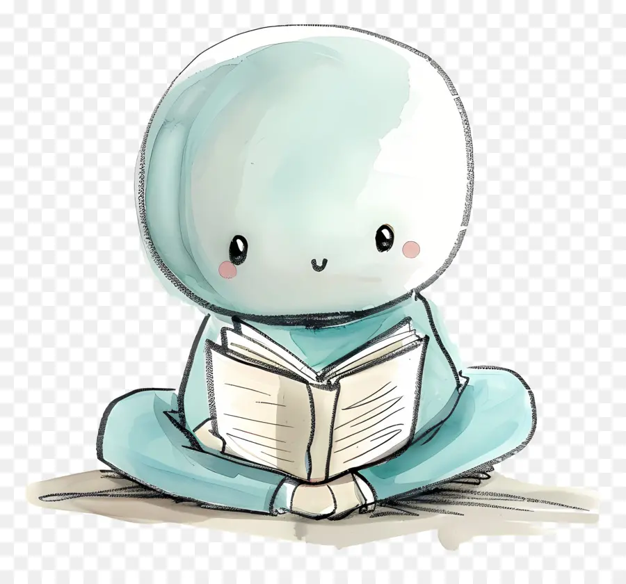 Leitura，Personagem De Desenho Animado PNG