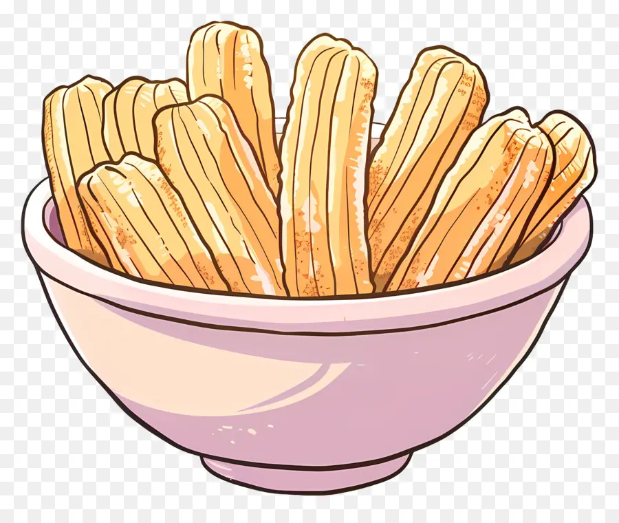 Churros，Batatas Fritas PNG