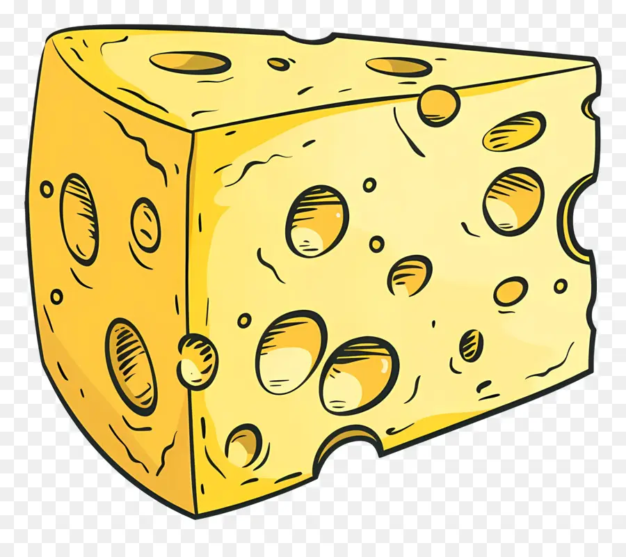 Queijo Bloco，Cartoon Queijo PNG