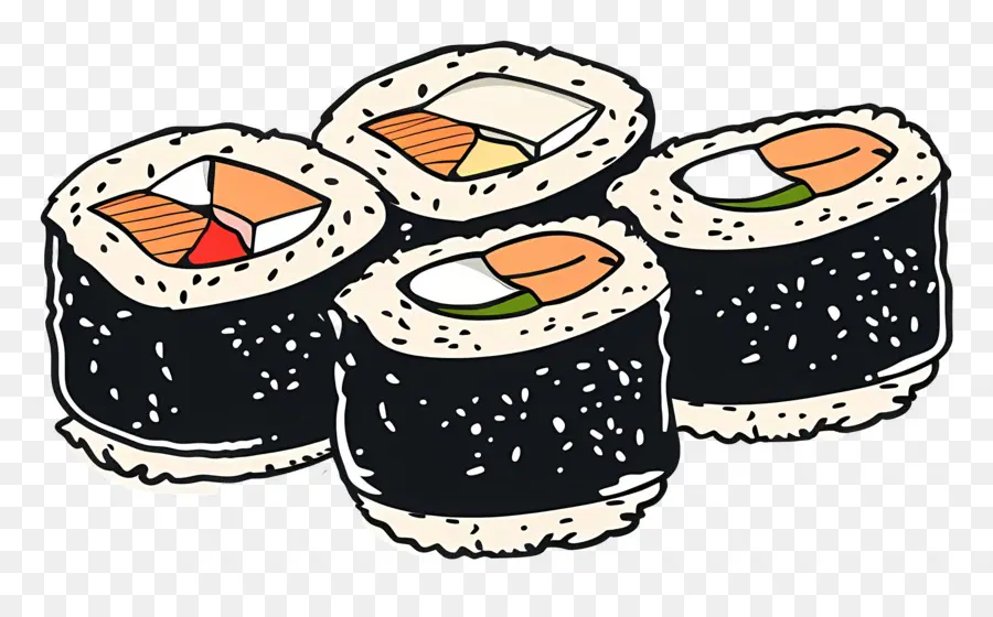 Sushi，Salmão PNG