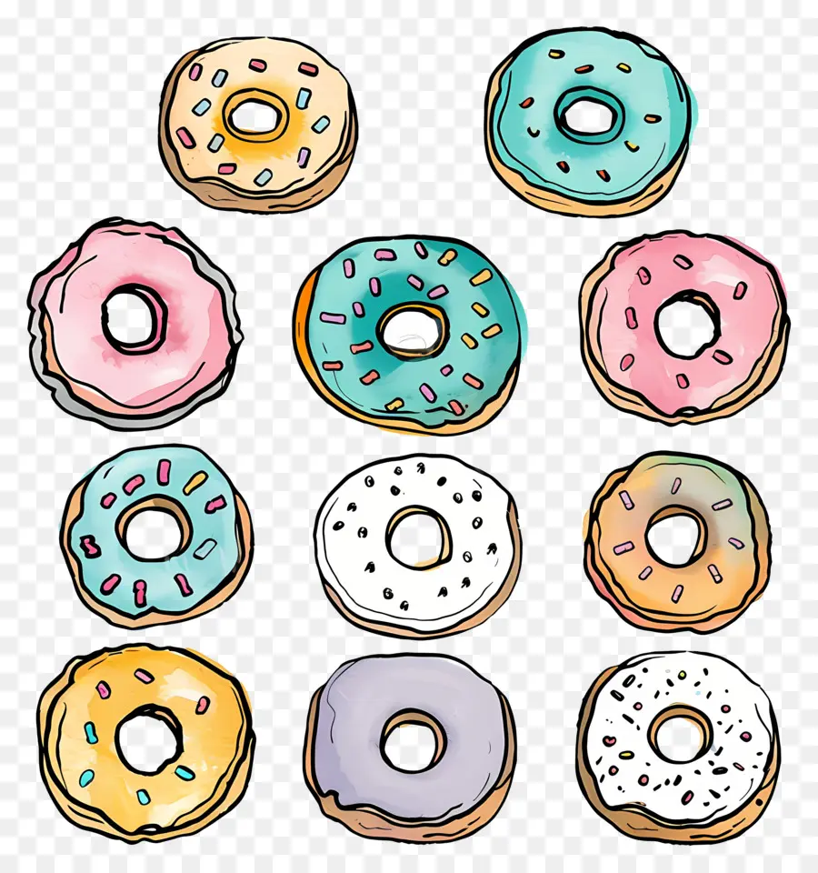 Donuts，Doughnuts PNG