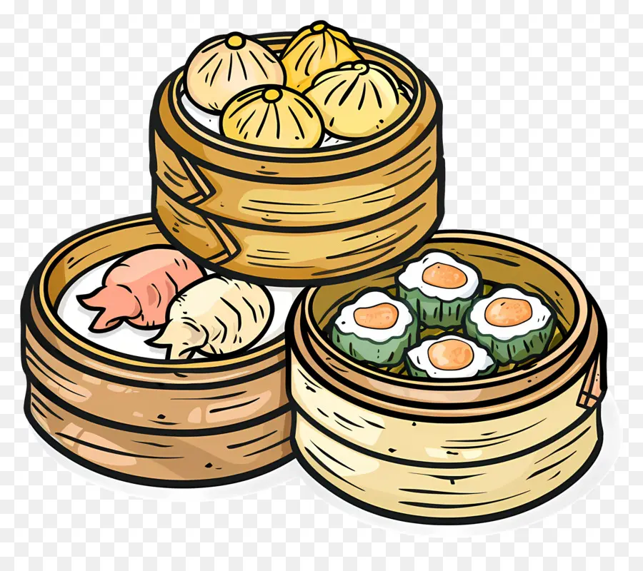 Dim Sum，Cozinha Chinesa PNG