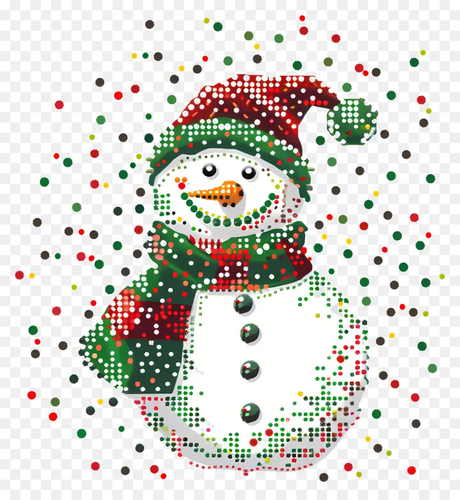 Boneco De Neve Do Natal，Pintura Digital PNG