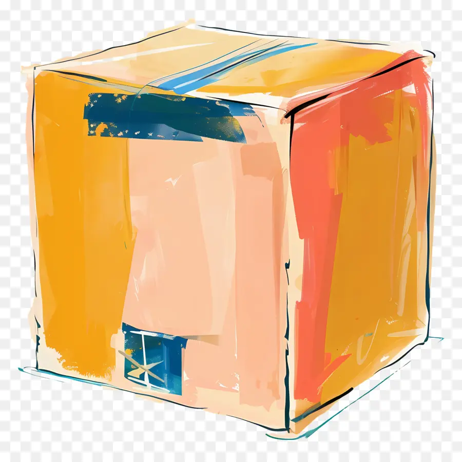 Caixa De Transporte，Cardboard Box PNG