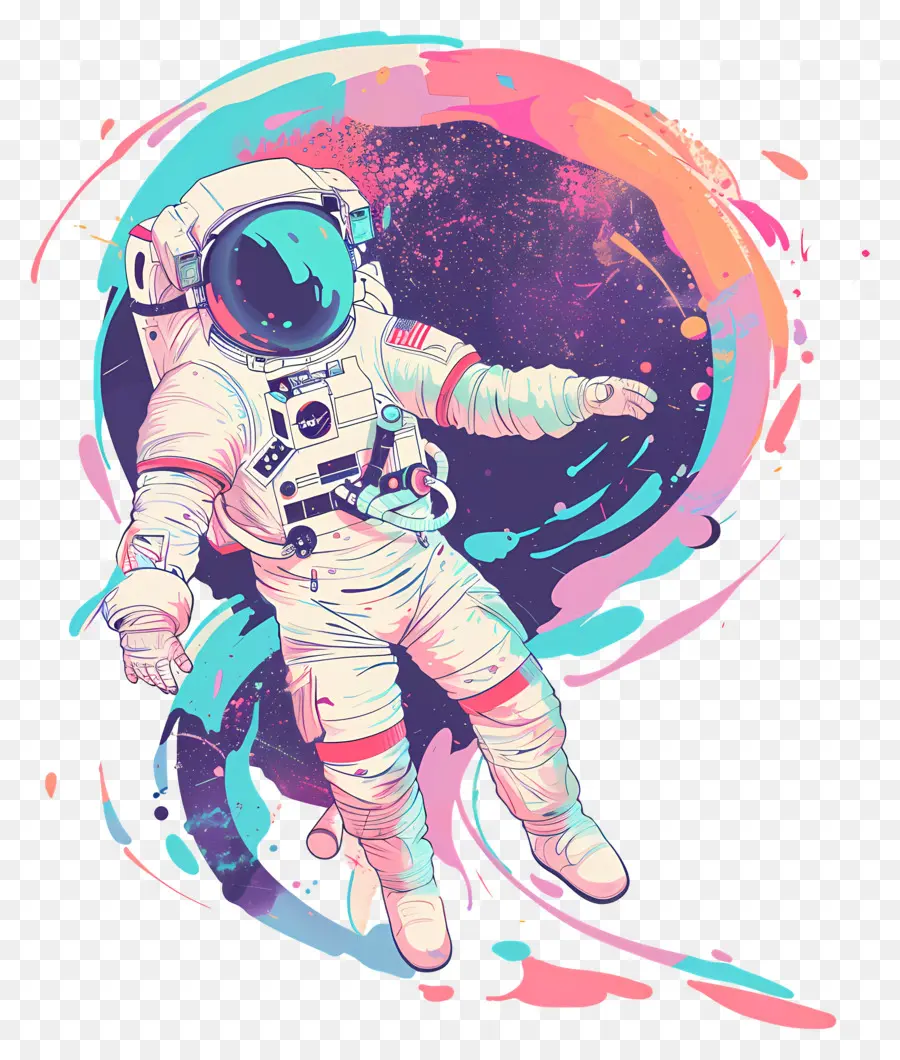 Astronauta No Espaço，Astronauta PNG