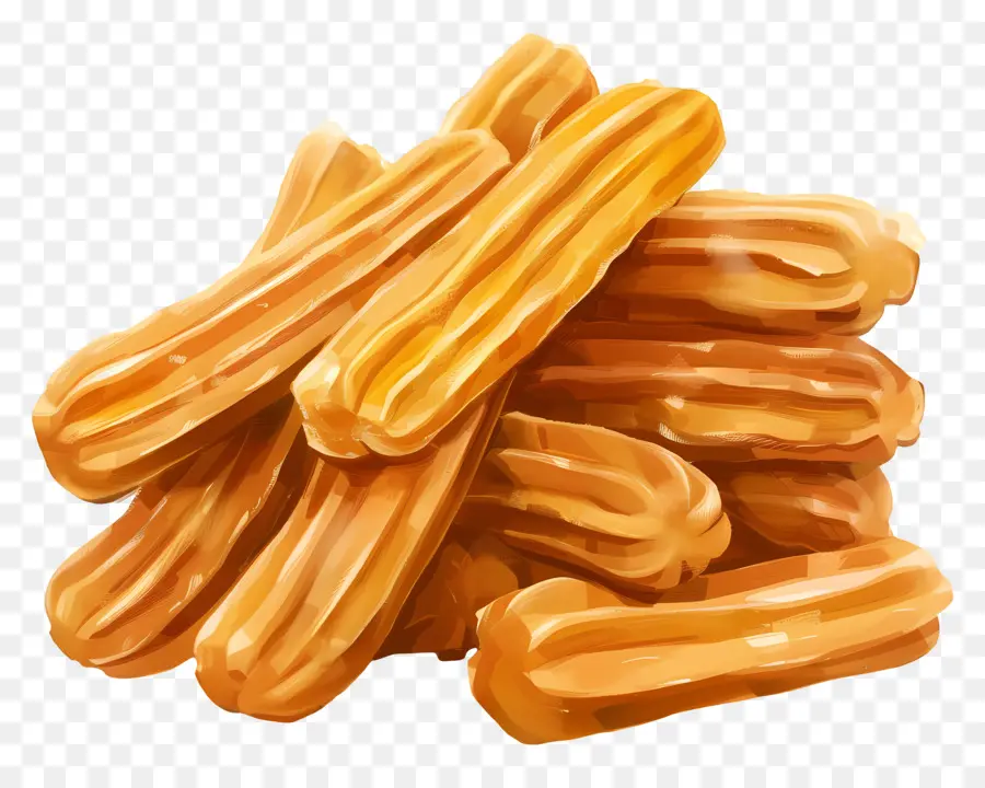 Churros，Batatas Fritas PNG