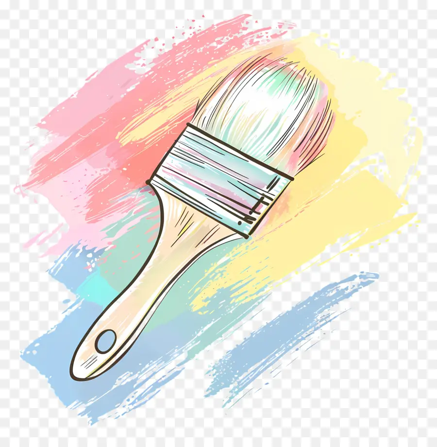 Pincel De Pintura，Paintbrush PNG