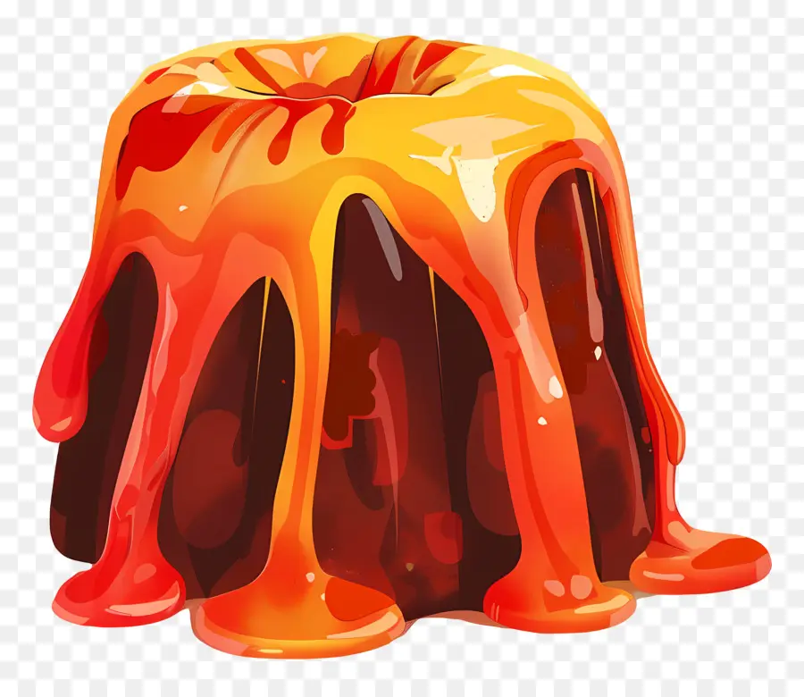 Bolo De Lava Derretido，Bolo PNG