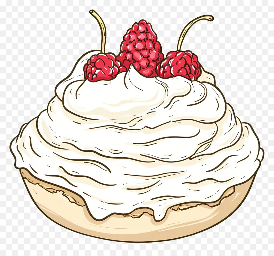 Pavlova，Cupcake De Chocolate PNG