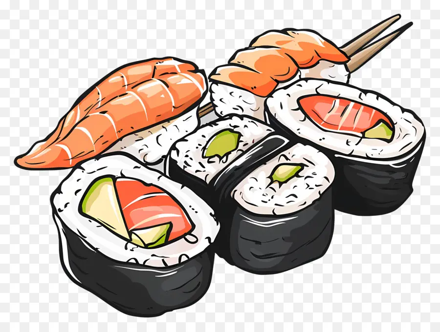 Sushi，Salada PNG