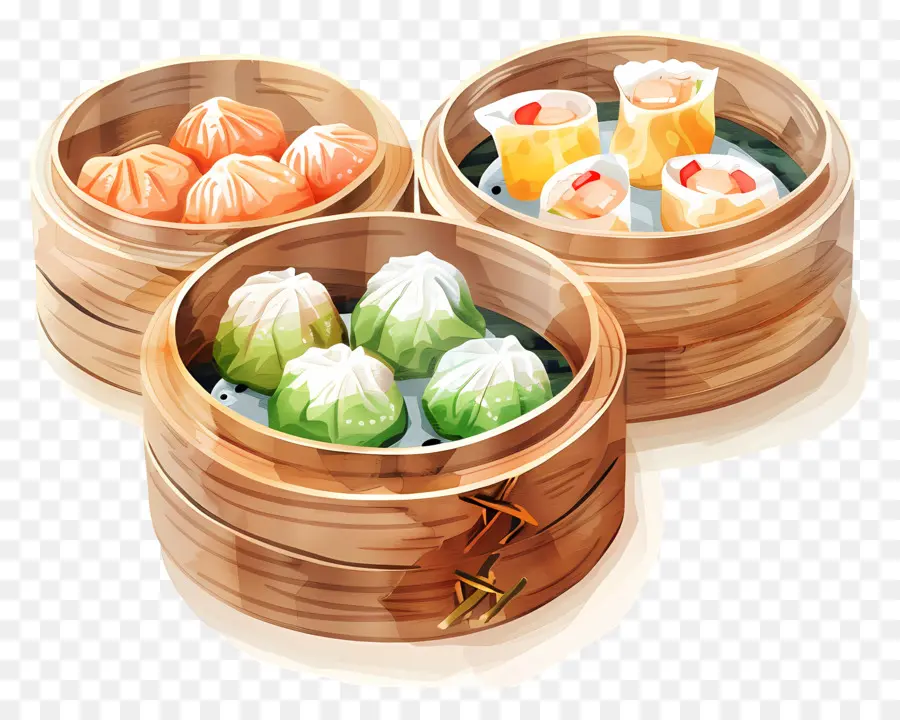 Dim Sum，Bolinhos PNG