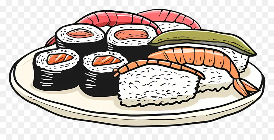 Sushi，Salmão PNG