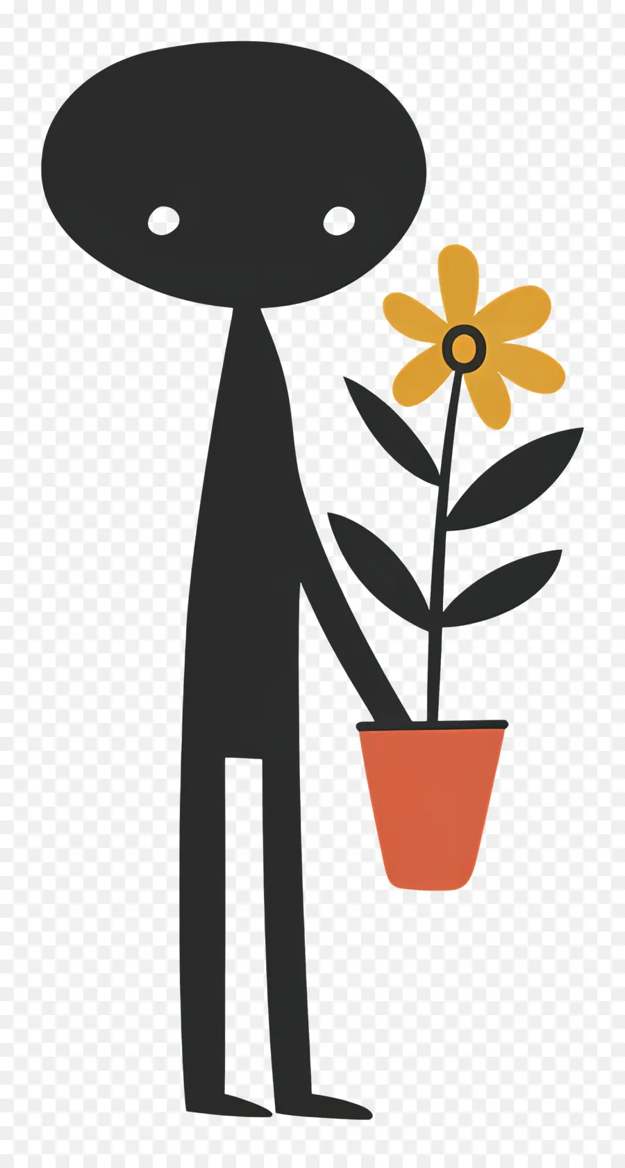 Stickman，Flores PNG