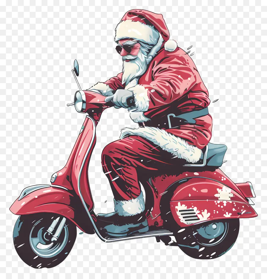 Scooter De Papai Noel，Papai Noel PNG