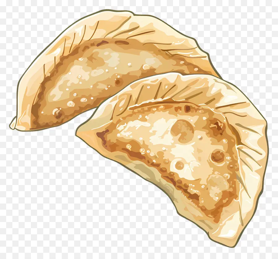 Gyoza Japonesa，Bolinhos Fritos PNG