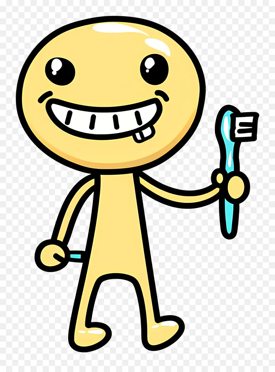 Escovando Os Dentes，Cartoon PNG