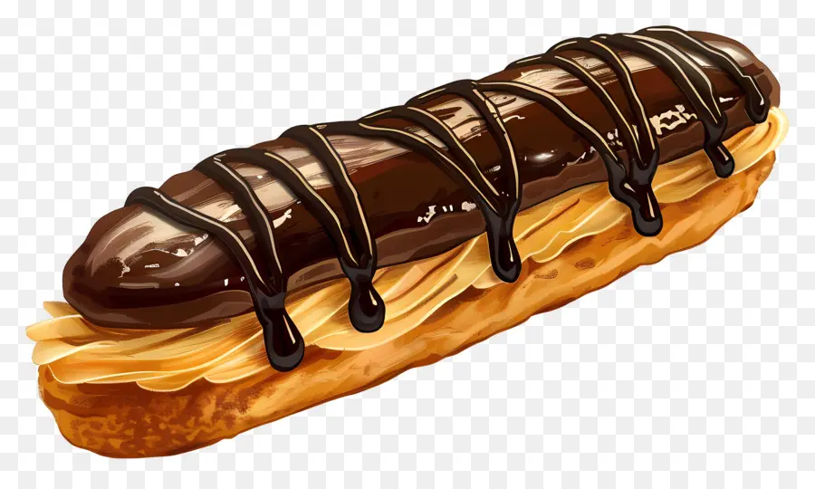 Éclair，Chocolate PNG