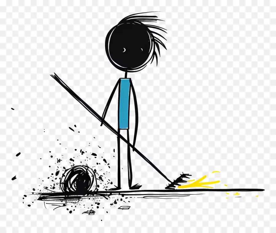 Piso Varrendo Stickman，Stick Figure PNG