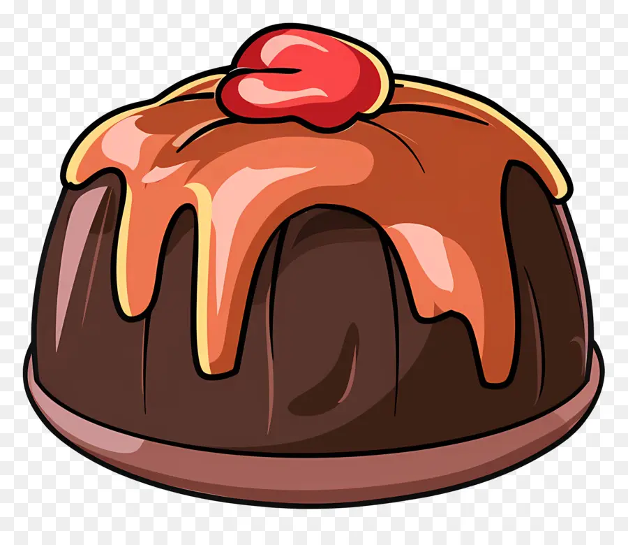 Bolo De Lava Derretido，Bolo De Chocolate PNG