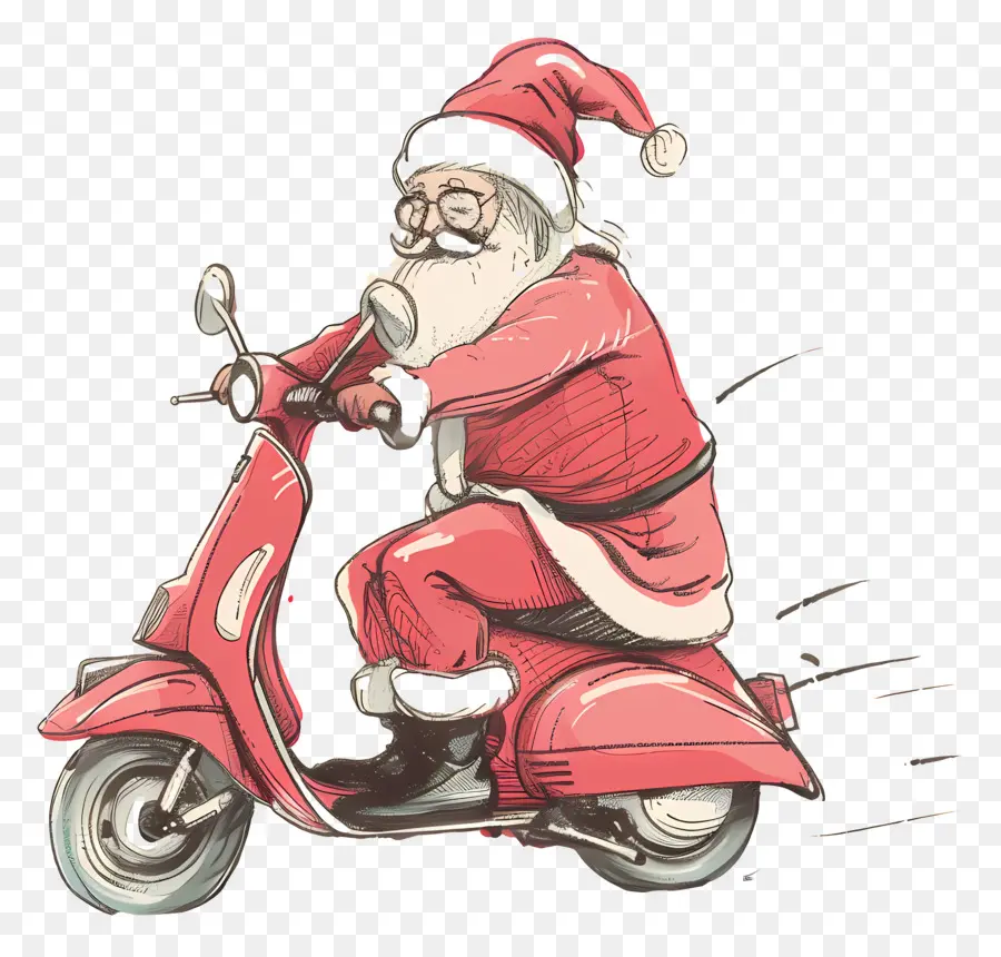 Scooter De Papai Noel，Papai Noel PNG