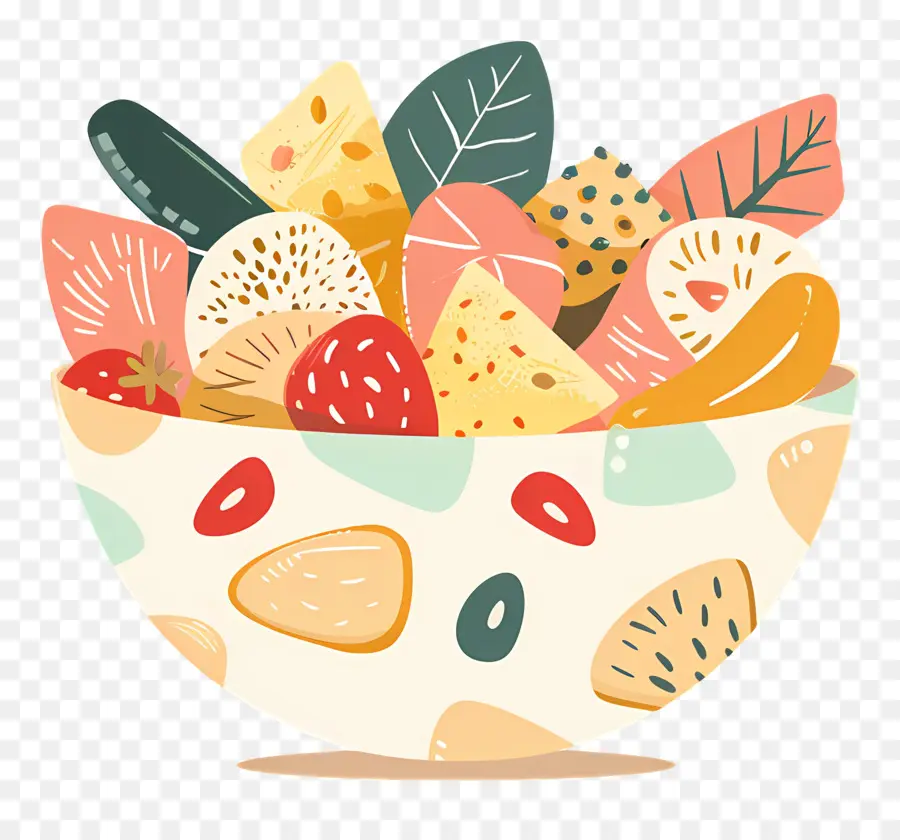 Salada De Frutas，Tigela PNG