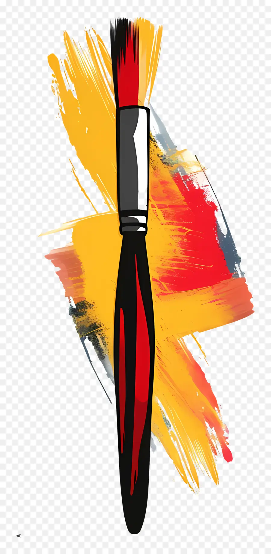 Pincel De Pintura，Paintbrush PNG