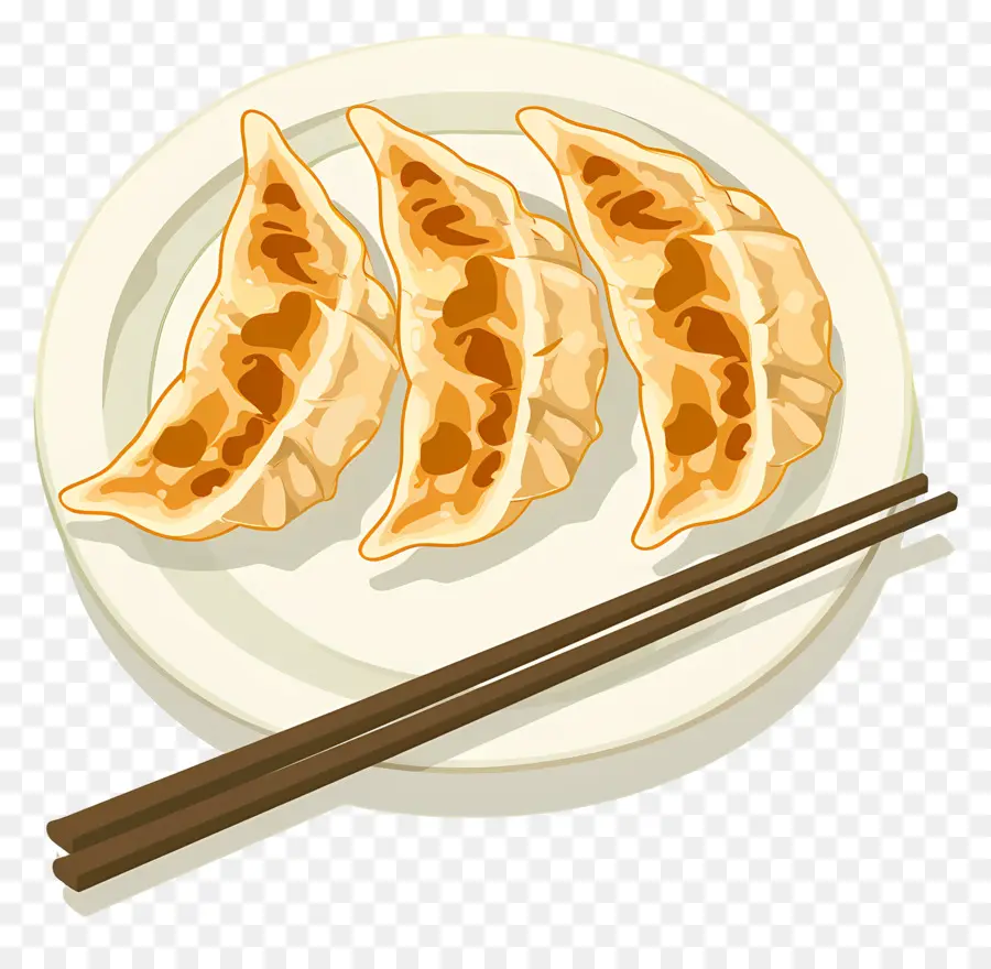 Gyoza Japonesa，Bolinhos Cozidos No Vapor PNG